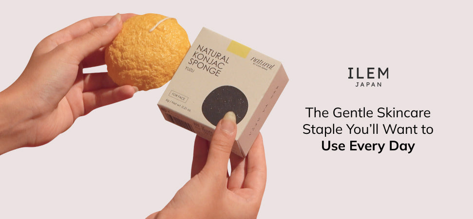konjac sponge facial for exfoliating