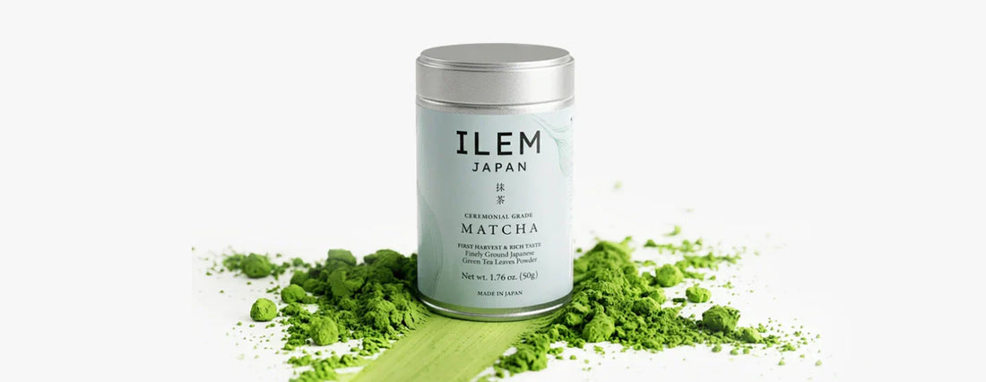 Ceremonial vs culinary matcha side by side color and texture comparison