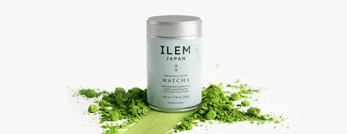 Ceremonial vs culinary matcha side by side color and texture comparison