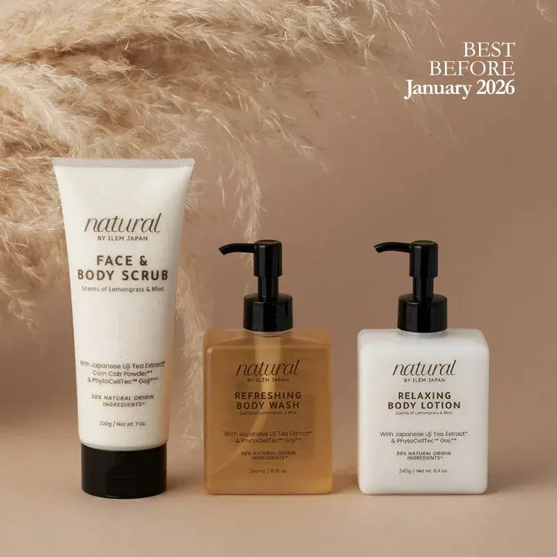 body care routine from ILEM JAPAN