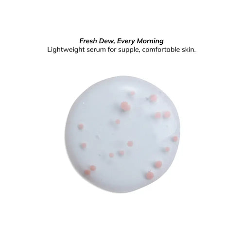 capsule technology dew serum with lightweight and comfortable skin