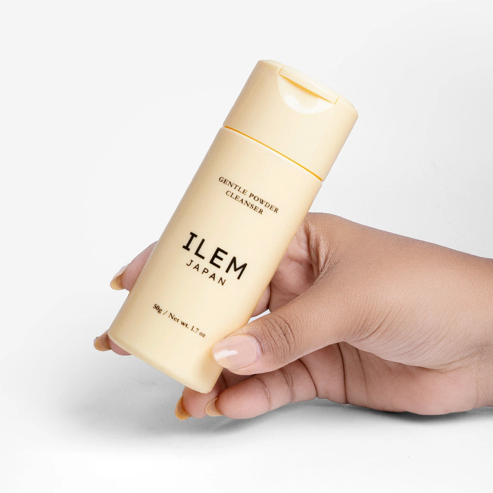 Gentle Powder Cleanser for Face | Grain-to-Cloud Foam | ILEM
