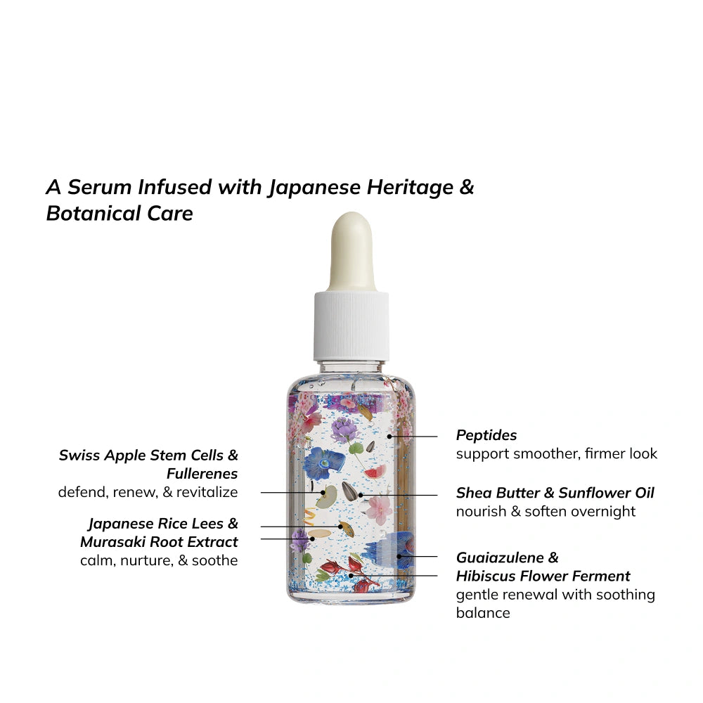 renew night serum with plant based retinol 