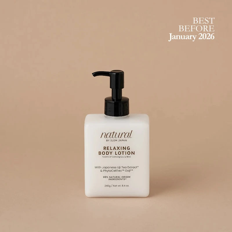 natural body lotion from ILEM JAPAN