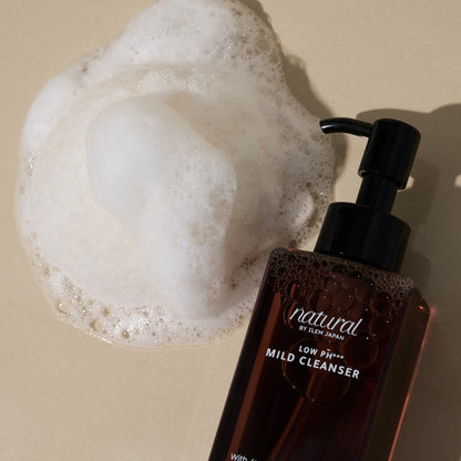 exfoliating body sponge with mild cleanser 