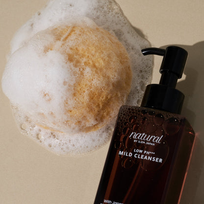 konjac sponge with mild cleanser 