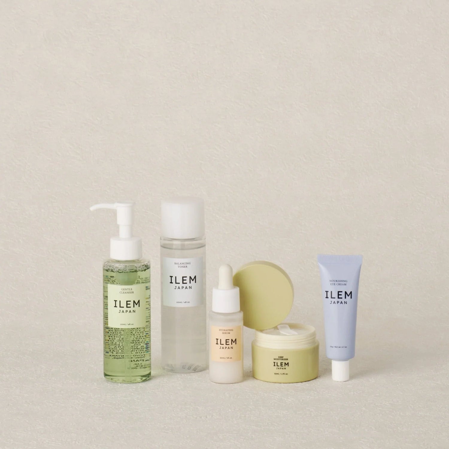 morning skincare routine from ILEM JAPAN