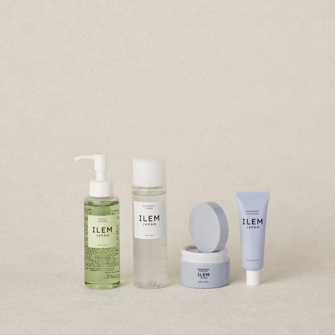 nighttime skincare routine from ILEM JAPAN