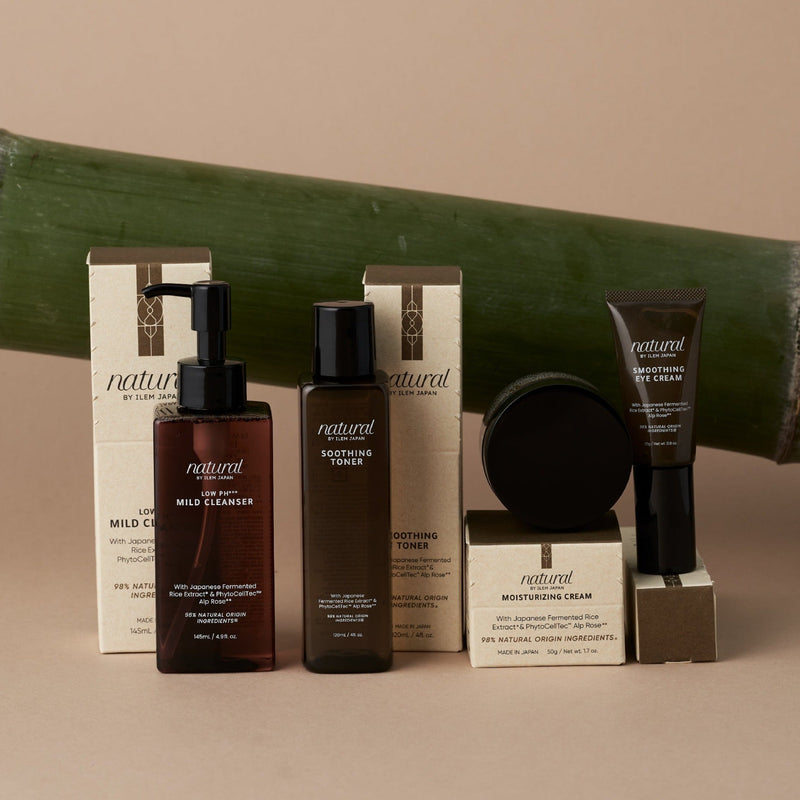 morning women skincare routine from ILEM JAPAN