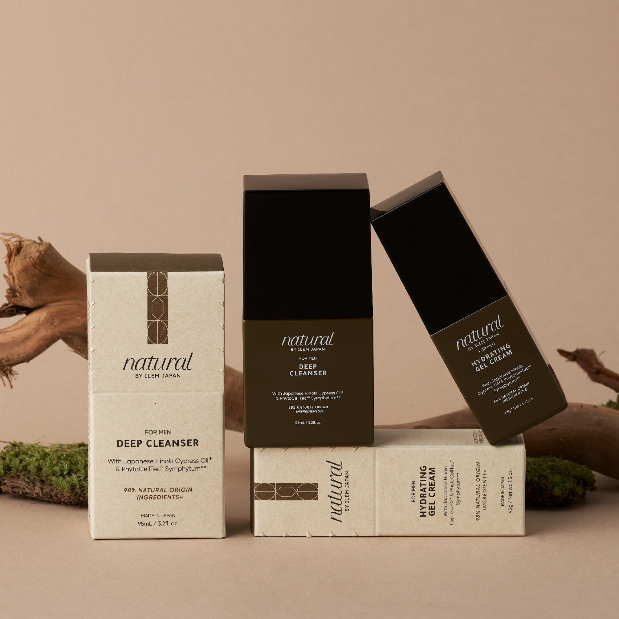 skincare routine for men from ILEM JAPAN